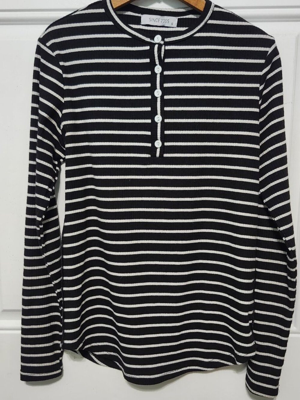 SINCE 2005 striped t-shirt